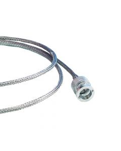 Cable, Coaxial In Vacuum, .25" Cable Diameter, 12" Length, A-MHV Termination