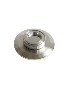 Extended Range Viewport (ERV), Calcium Fluoride (CaF2) 1.0inch (25.4mm) Lens, K150 KF (DN40 KF) Kwik Flange