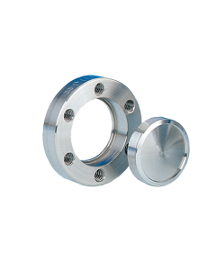 1.33" (34mm) Del-Seal CF Mini ConFlat Flange, Rotatable, Blank, Clearance, 304ss