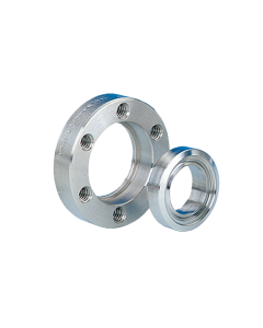 1.33" x 0.25" (DN16CF 33.78mm x 6.35mm) Mini ConFlat Flange, Rotatable, Clearance, 304ss