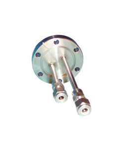Liquid H2O Swagelok .25in (6.3mm) 1 TUBE 2.75"CF (DN40 CF) Conflat Flange